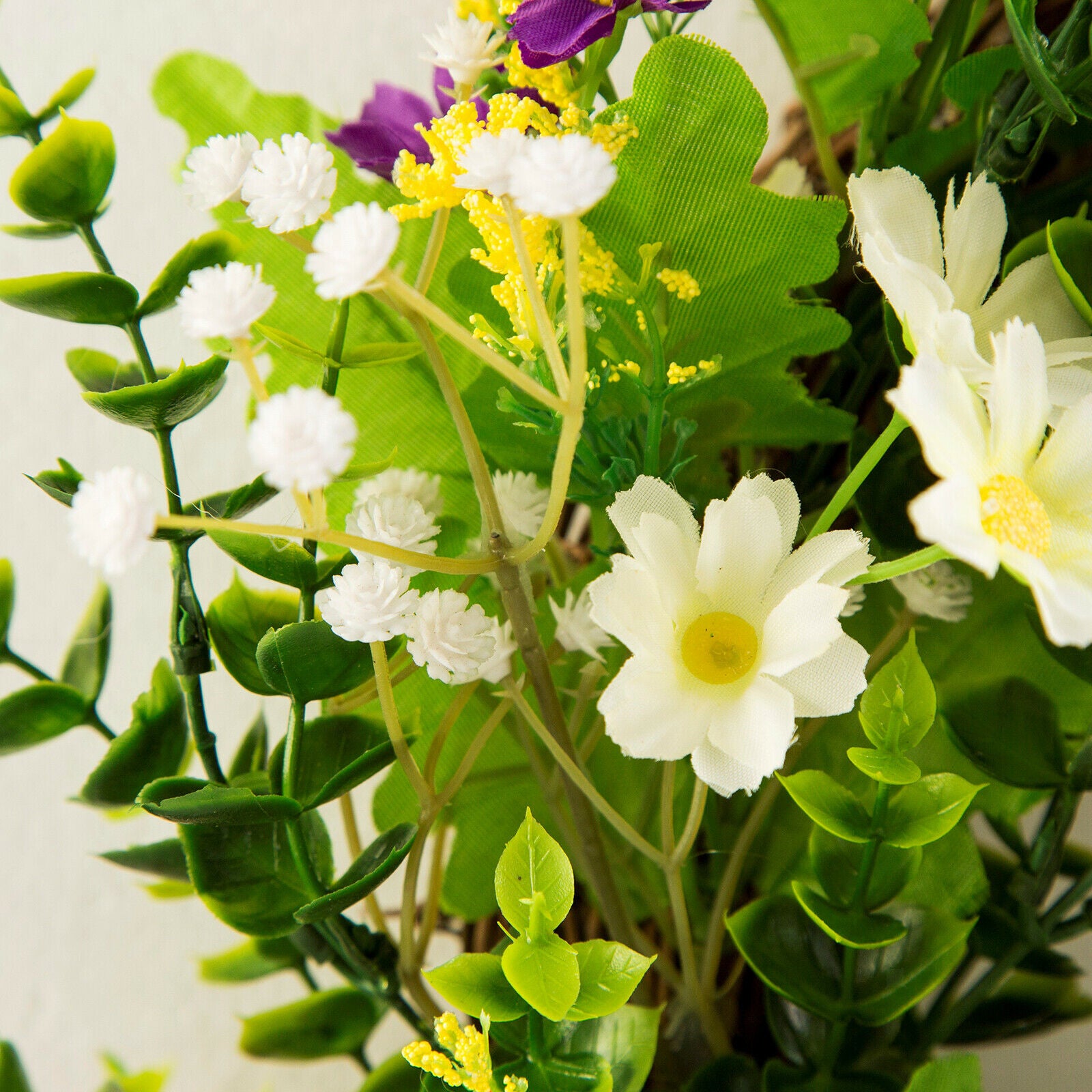 Artificial Eucalyptus and Small Fresh Decorative Flower Crown