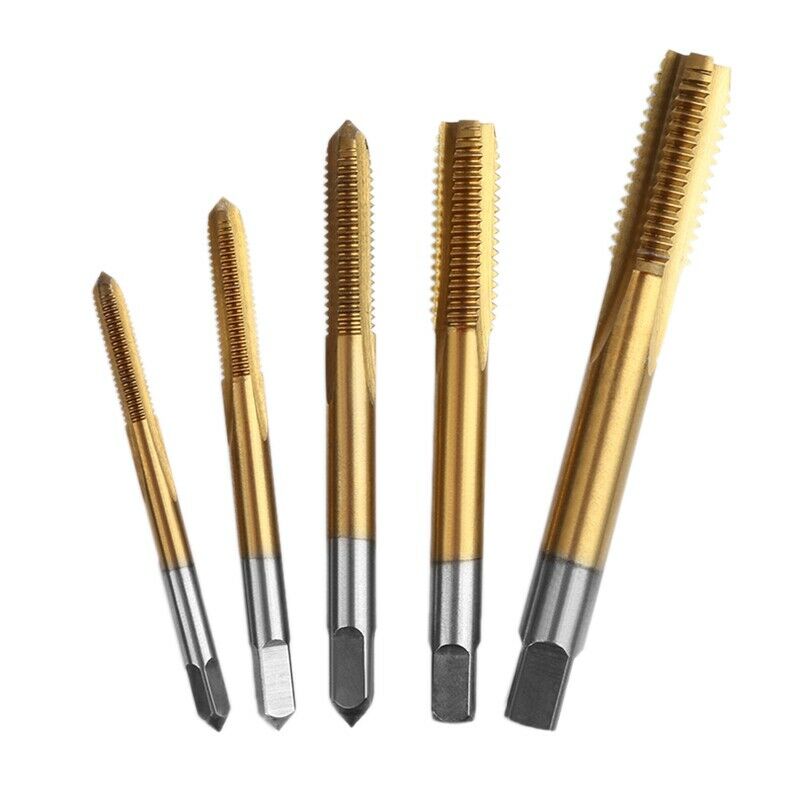 Universal 3Mm-8Mm Hss Titanium Hand Tap Tapping Screw Thread Metric Plugs TapsE7