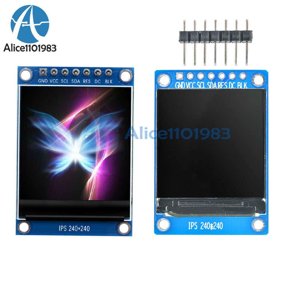 1.3Inch 240*240 IPS Full Color LCD Screen Display Module ST7789 SPI for Arduino