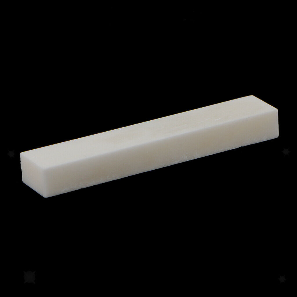 12x Quality 100% Dense 52mm Cattle Bone UNCUT BLANK NUT For Guitar Maker Beige