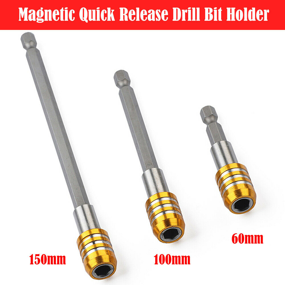 1/4 "bits 60/100 / 150mm Magnetic Bit Holder Long Bit Holder Bit Holder