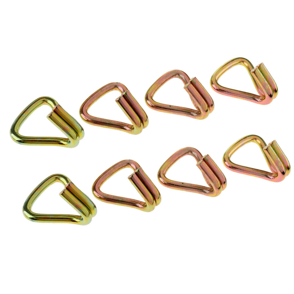 8 Pieces Heavy Duty Durable Steel Ratchet Double J Hooks Universal for Standard