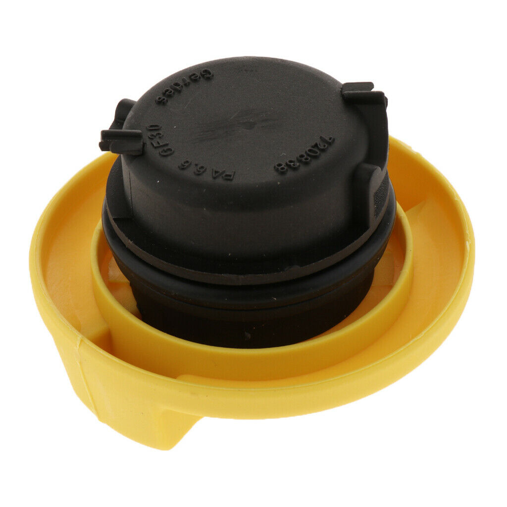 Engine Oil Gas Lid Tank Door Cover Yellow for Vauxhall Astra Tigra Zafira Meriva