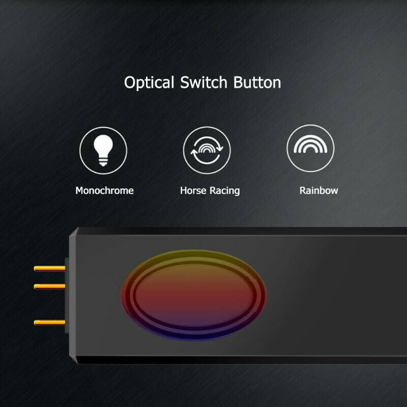 RGB Controller Remote Control 5V 3Pin SATA Power Supply Memory LED Cool Light