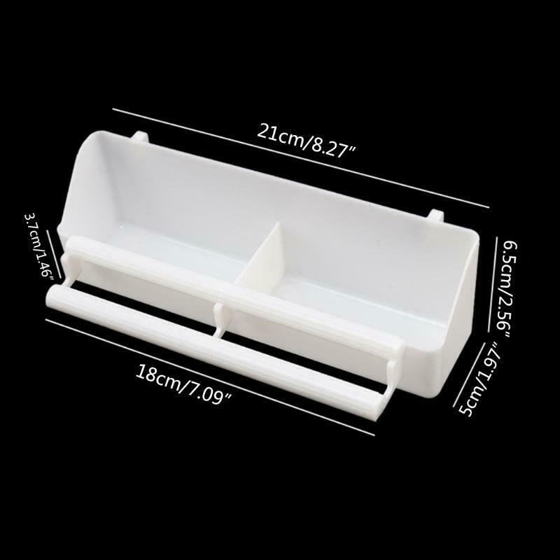 Parrot Birds Water Hanging Bowl Parakeet Feeder Box Pet Cage Food Container
