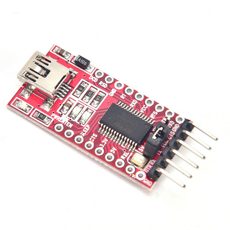 FT232RL FTDI Serials Adapter Module Mini Port Arduino USB to TTL 3.3V 5.5.l8