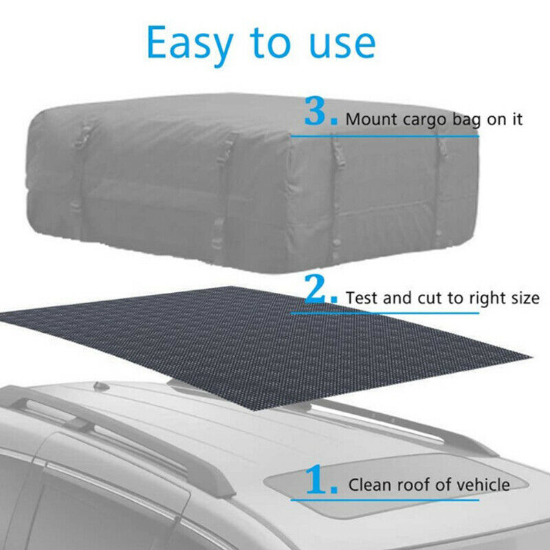 150CM PVC Car Trunk Anti Skid Floor Mat Carpet Rest Pedal Pad Cover Trim Black