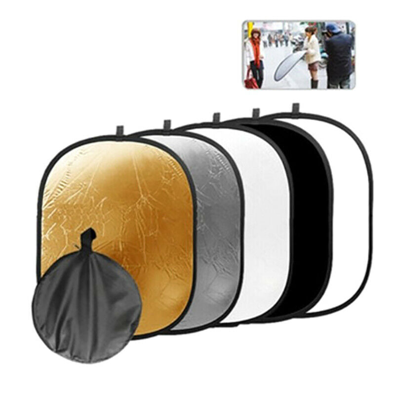 5 in 1 Portable Collapsible oval Multi-Disc light photo studio accessoriesI7CA