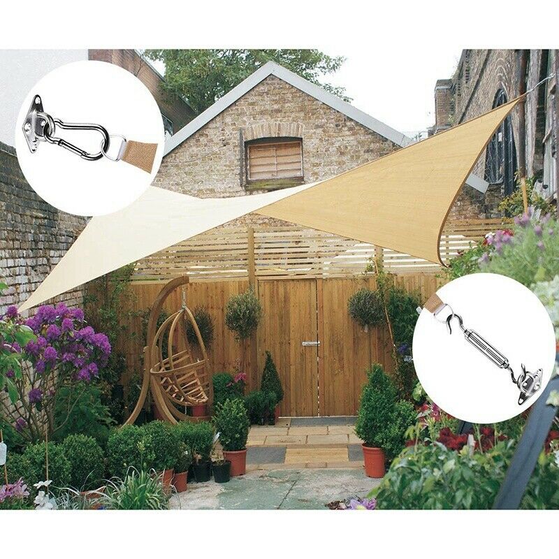 Shade Sail Hardware Kit 8 Inches Stainless Steel for Triple-cornered Heavy DutB1