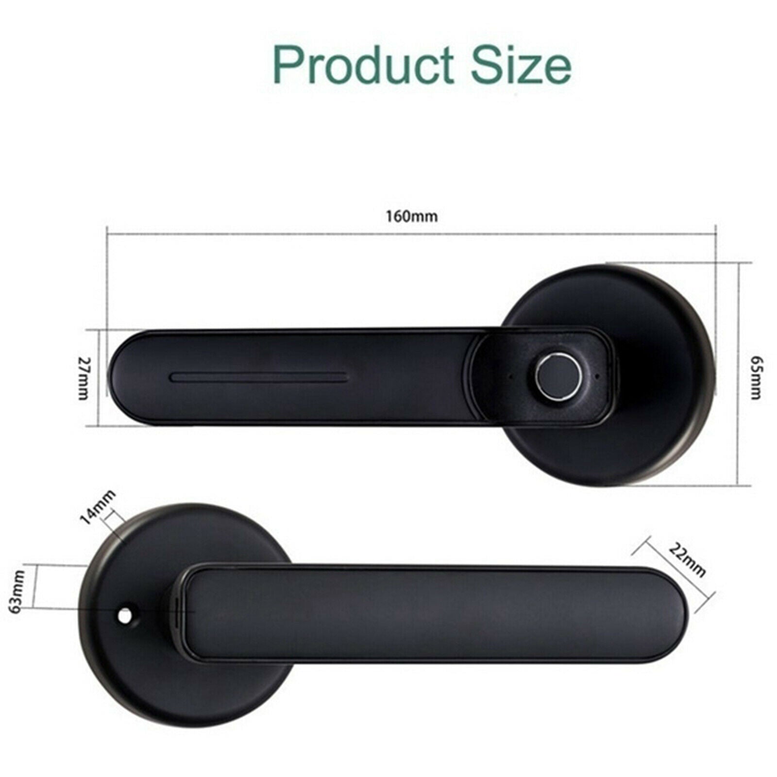 Mini Fingerprint Door Digital Lock Smart Lock for Apartment Bedroom Office