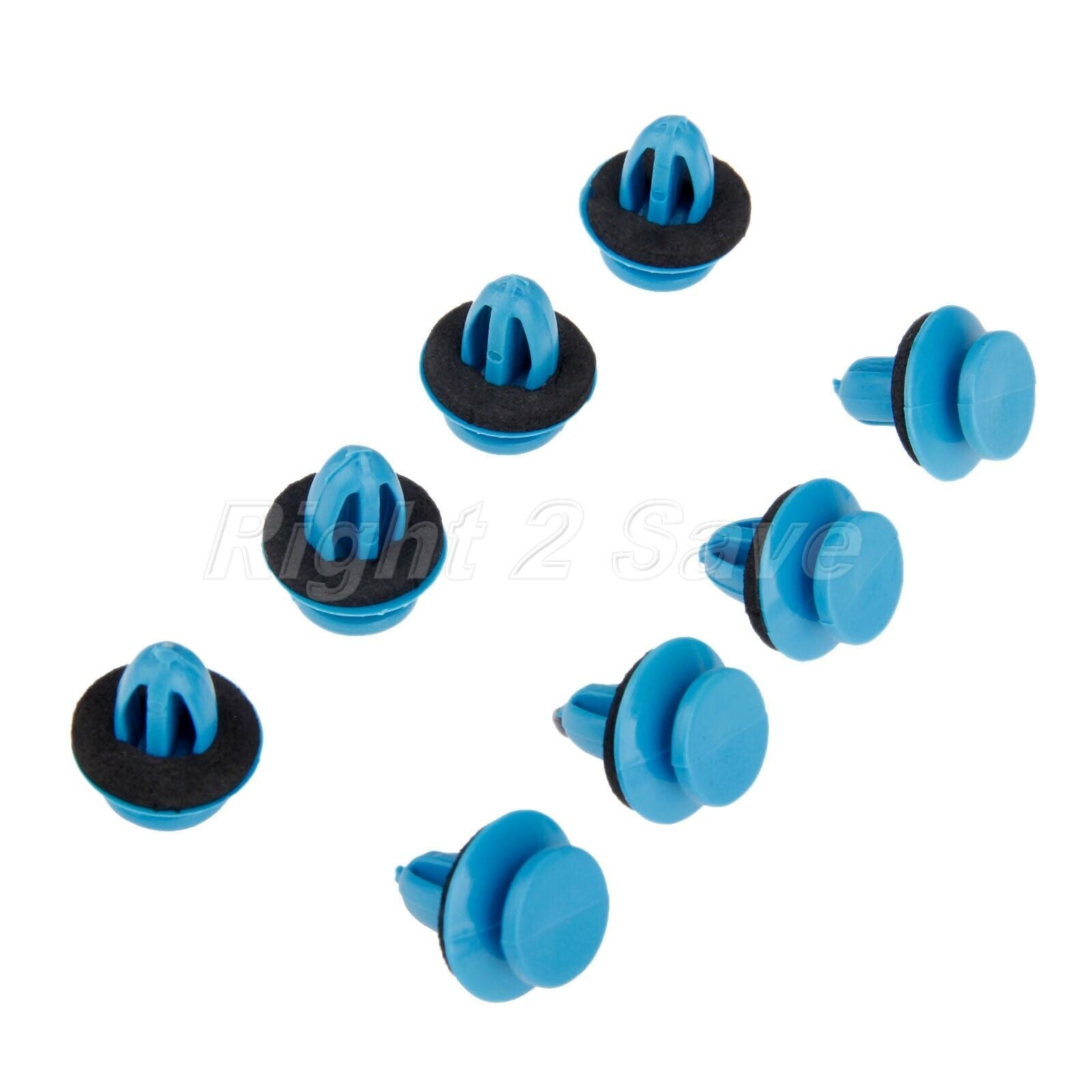 50X Car Fastener Clips Screw Fastener Fender Bumper Plate  Pad Universal