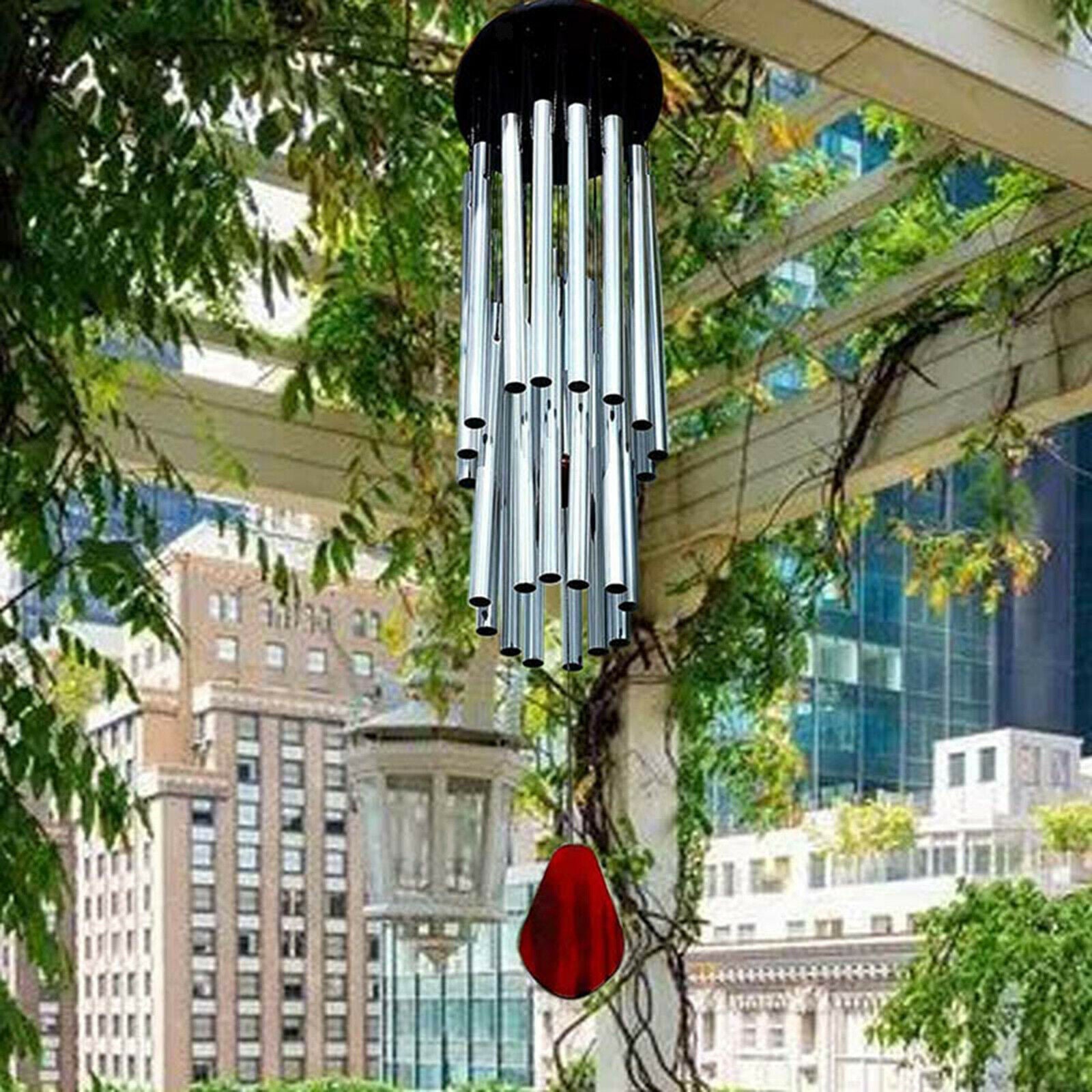 27 Tubes Handmade Wind Chimes Aluminum Chime Sympathy Soothing Melodic Tones