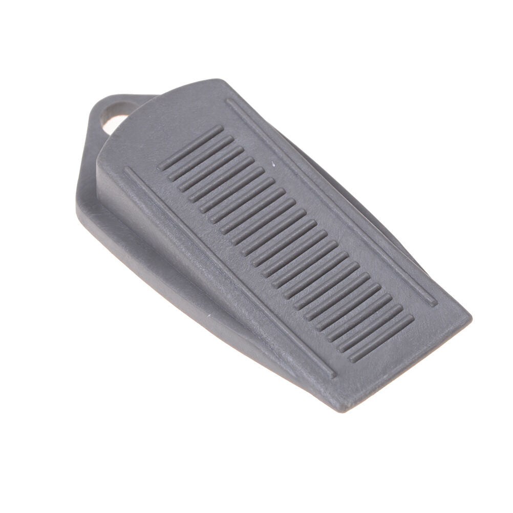 2pcs Door Wedge Shaped Rubber Door Stops Non-Slip Black Rubber Door Buffe.l8