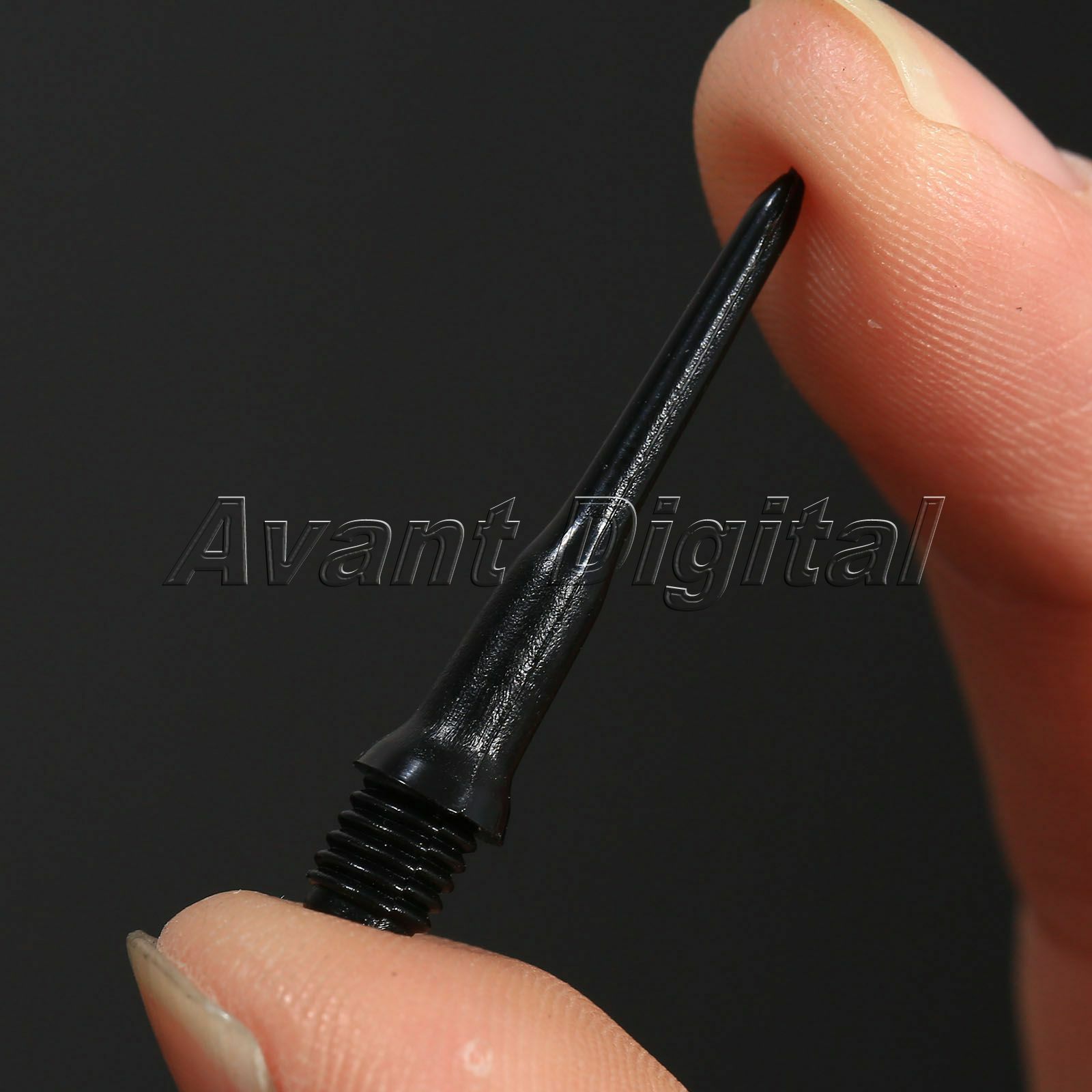 Black Soft Safety Plastic Short Dart Shafts Stubby Stems Dart Tips Points 50Pcs