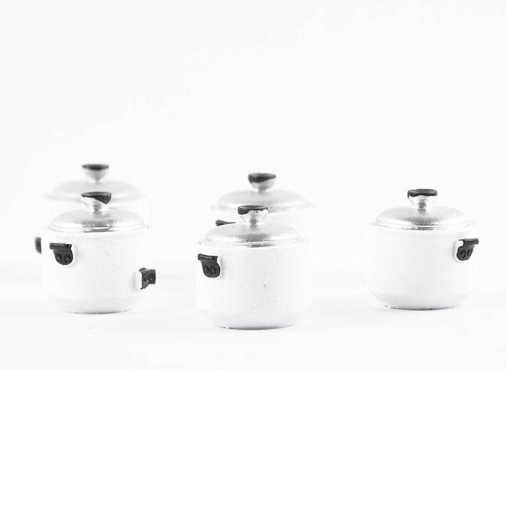 5x Mini Cooker Cookware Cooking Playset Kids Kitchen Pretend Play Toys