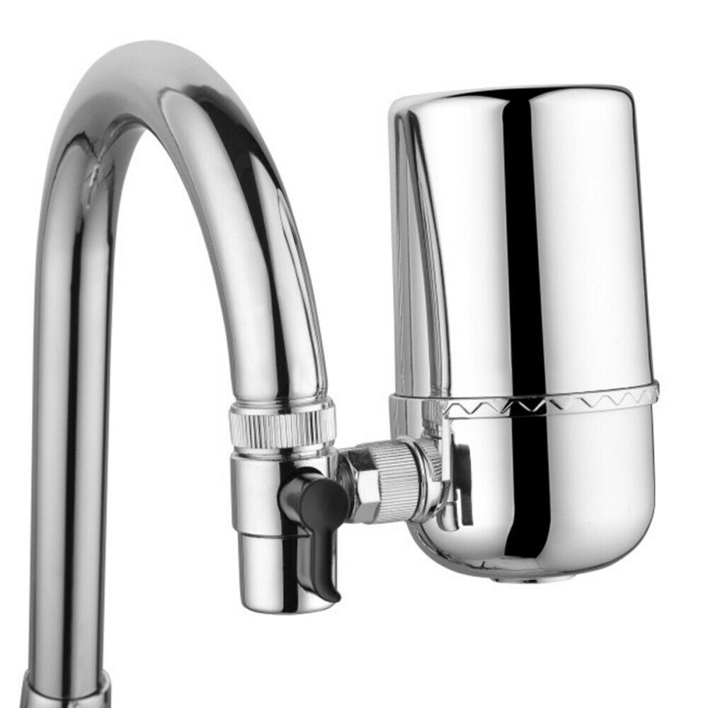Countertop Ceramic Carbon Home Kitchen Faucet Filter Drinking Water Purifier