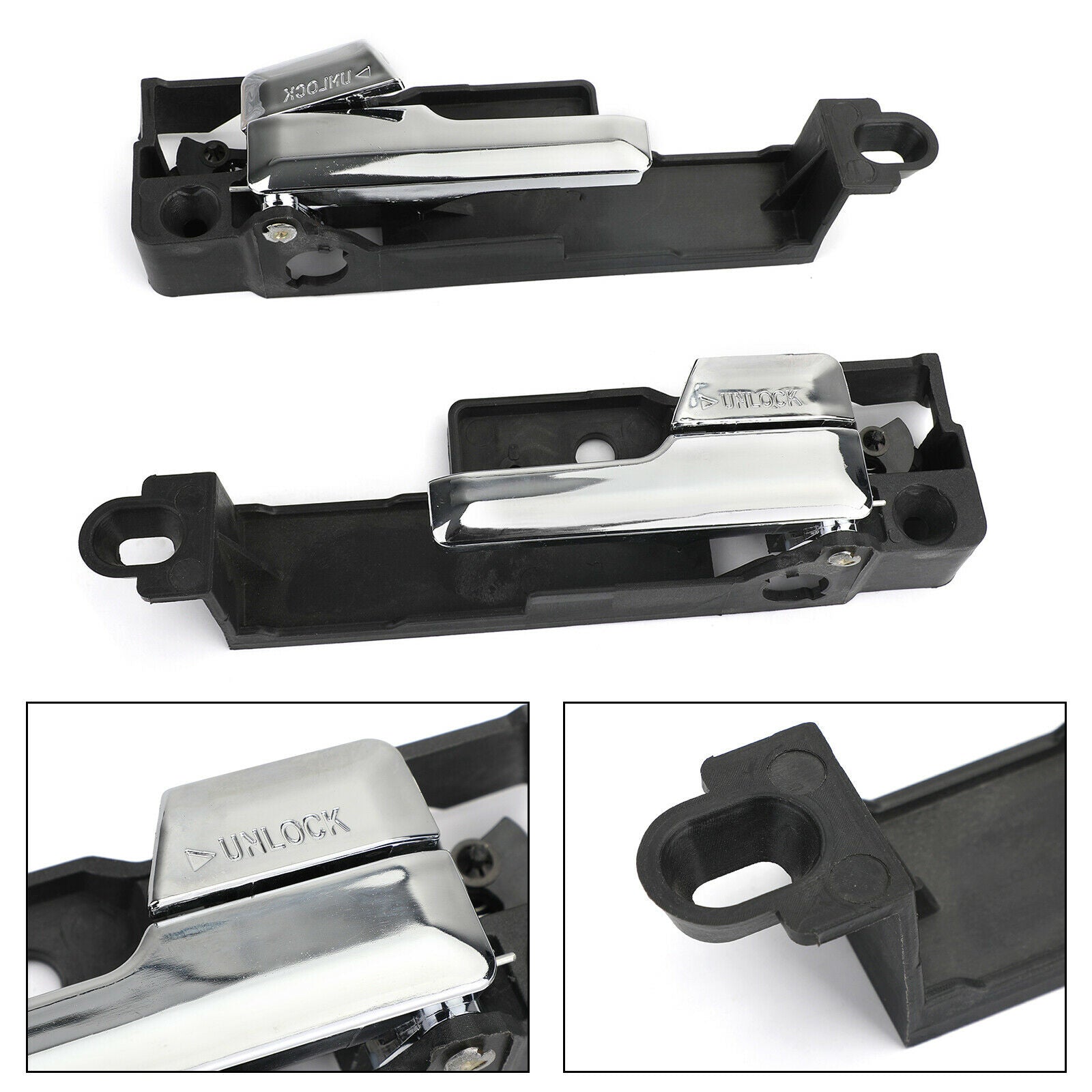Left&Right Interior Inside Set of Kit Door Handle For 2006-2011 Ford Fusion CN