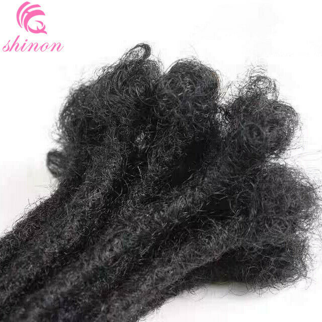 10PCS 8" Handmade Dreadlocks 100% Human Hair Dreads Reggae Locs Hair Extensions