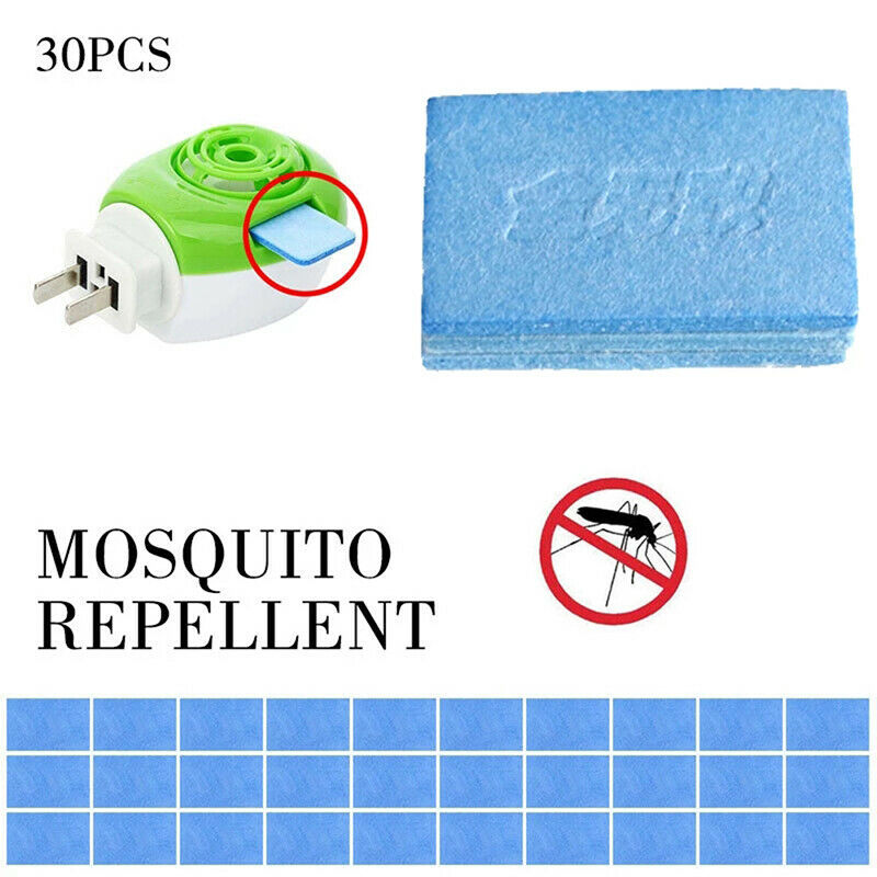 30PCs Mosquito Repellent Tablets Sheet Anti Mosquito Pest Repeller No Tox.l8