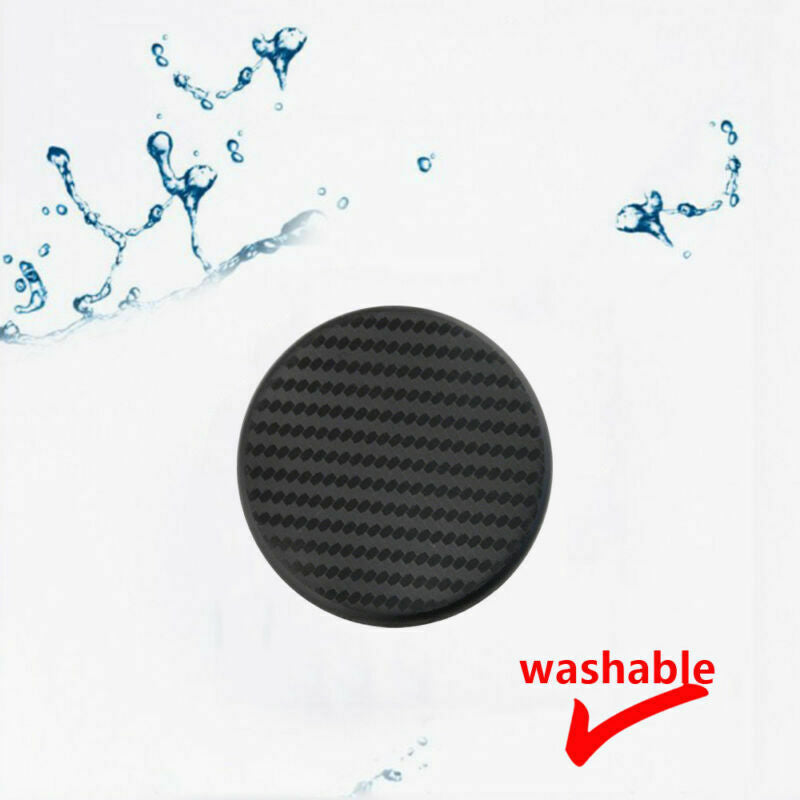 2Pcs Car Coaster Water Cup Bottle Holder Anti-slip Pad Mat Silica Car Accessory