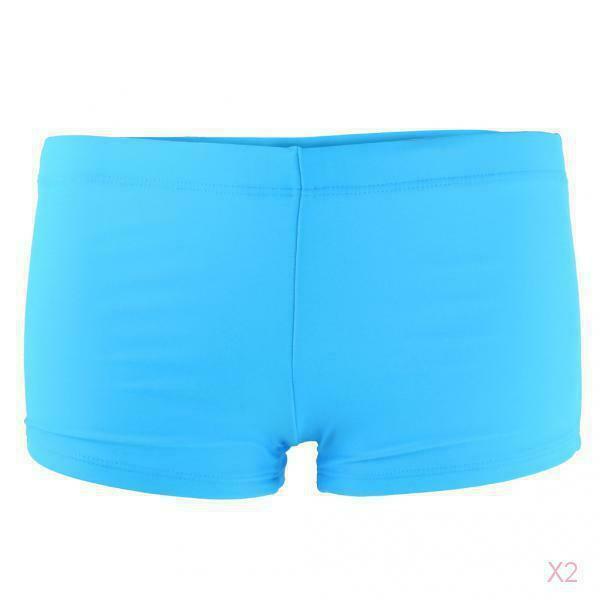 Women Plain Bikini Child Short Swimming Short Swimsuit Bottoms Gymnastics M