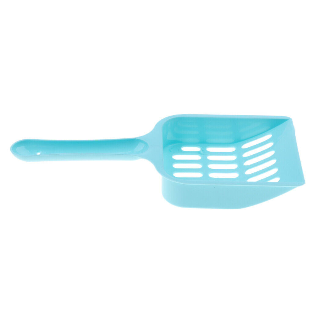 Rectangle Pet Cat Litter Box Kitty Toilet Seat Cat Toilet Cat Supplies Blue