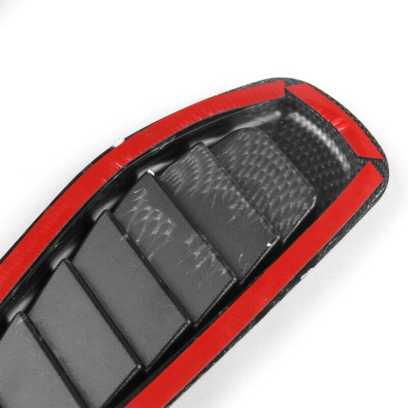 Carbon Fiber Look Car Air Flow Intake Scoop Turbo Bonnet Vent Cover Hood Durable