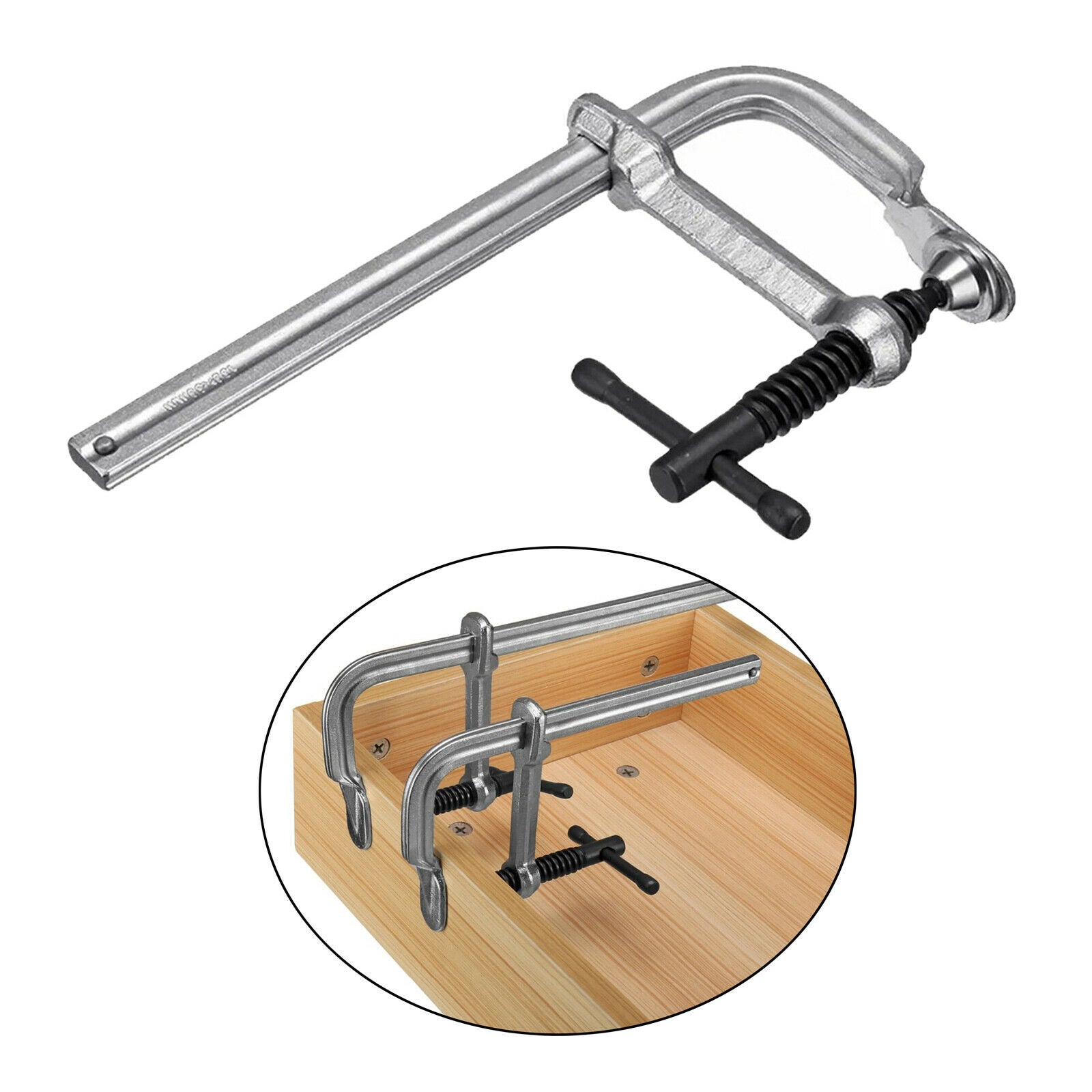 1pc 160x80mm Heavy Duty F Clamp Alloy Steel Woodworking Wood Clamp Tool