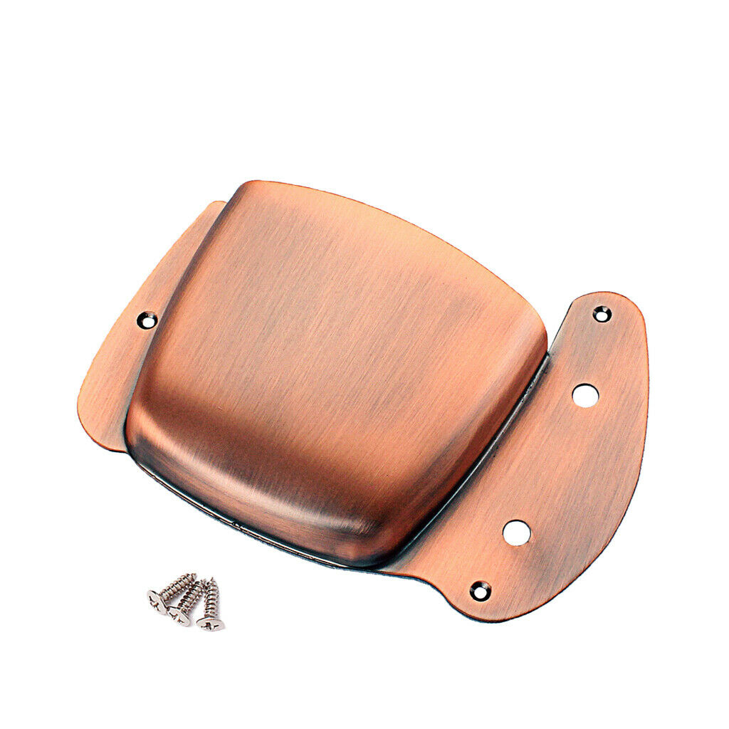 Durable Bass Bridge Pickup Cover Protector Red Bronze