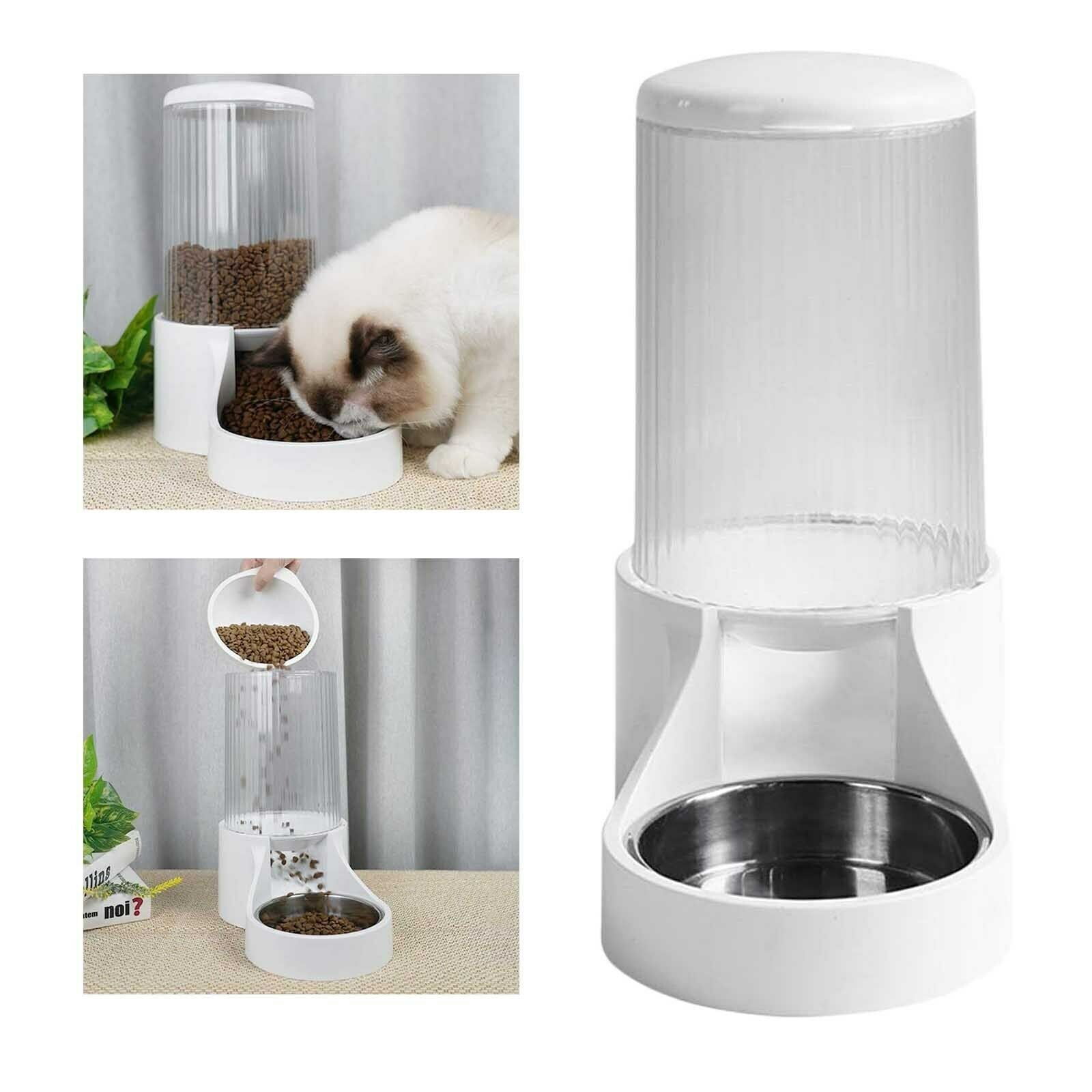 Automatic Pets Food Dispenser for Dog Cat Feeder Auto Dish Bowl Drinker 2.7L