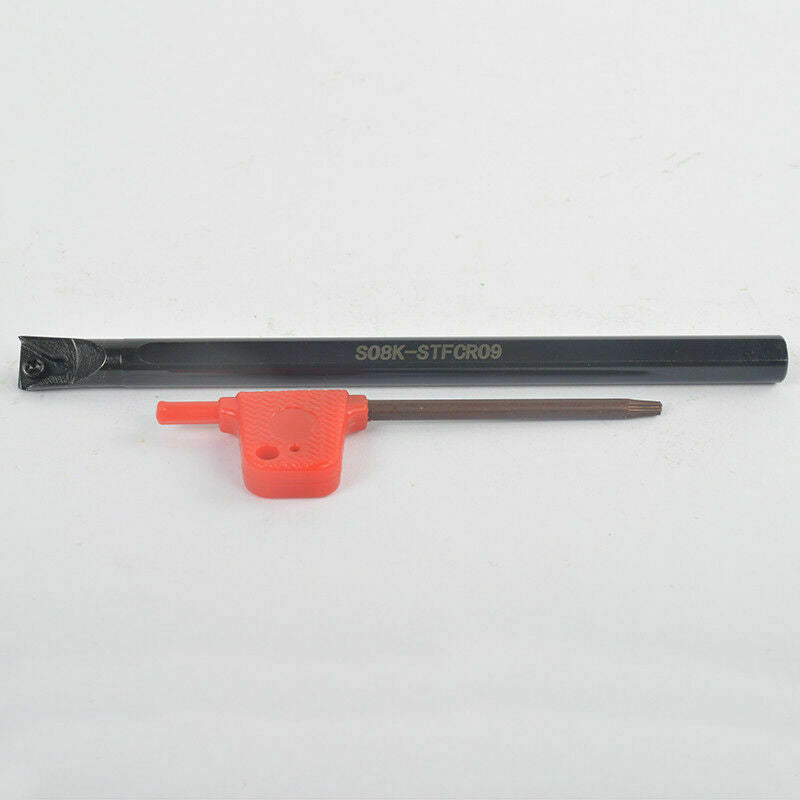 93° S08K-STFCR09(8X125mm）lathe External Turning Tool Holder For TCMT0902 inserts