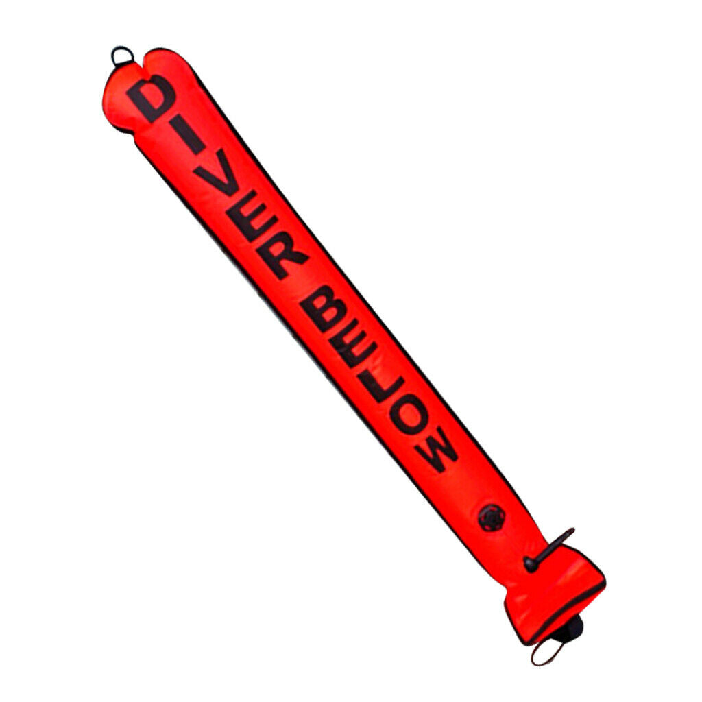 Scuba Diving SMB Underwater Snorkeling Signal Diver Below Surface Marker Buoy 4'