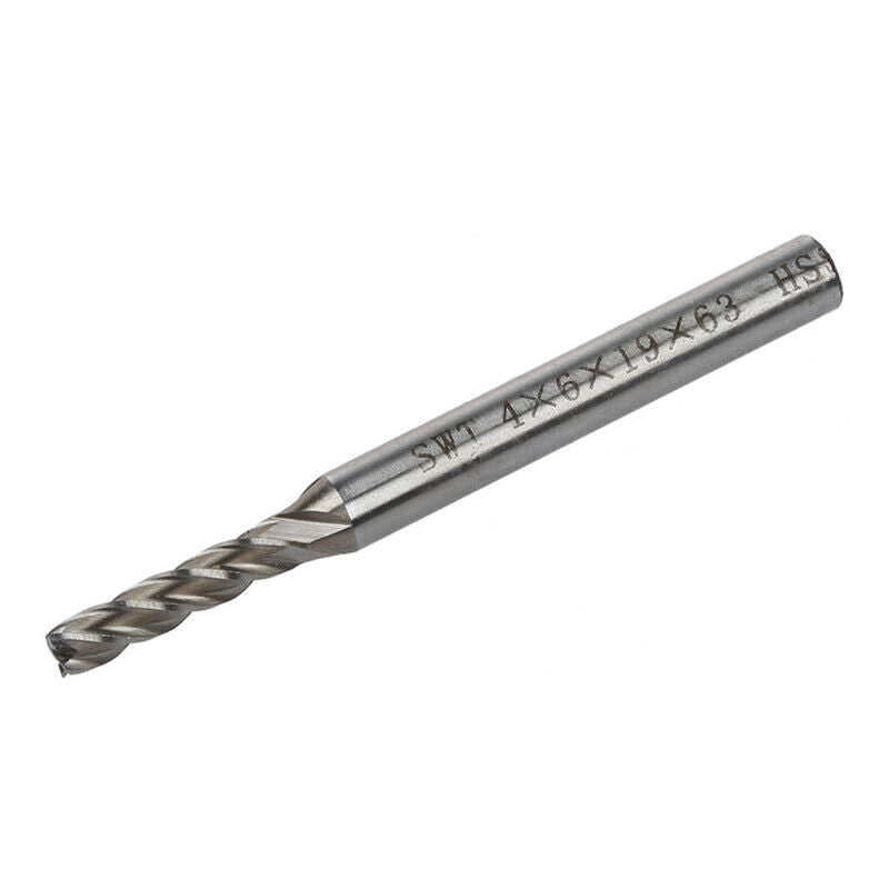 4mm x 6mm Straight Shank 4 Flutes End Mills Milling Cutter Z2J8J8