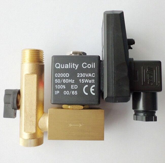 220V AC 1/2" Automatic Electronic Timed Air Compressor Drain Tank Valve [M1]