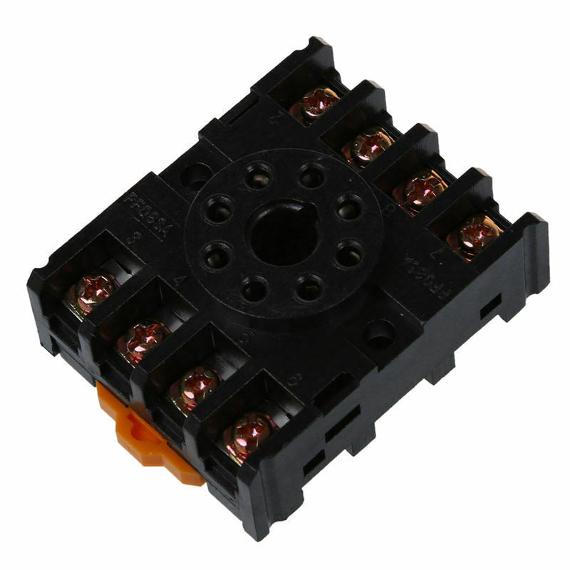 New 8 Round Pin 8-Pin PF083A Relay Base Socket Q9U7U7