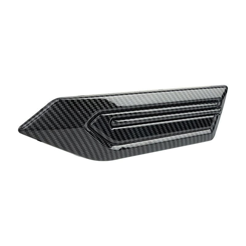 2Pcs Carbon Fiber Car Door Side Fender Air Flow Intake Vent Decorative Stickers