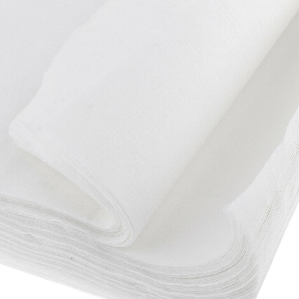 200x Disposable Feet Drying Cloth Non-woven Fabric Pillow Cover Paper Sheet