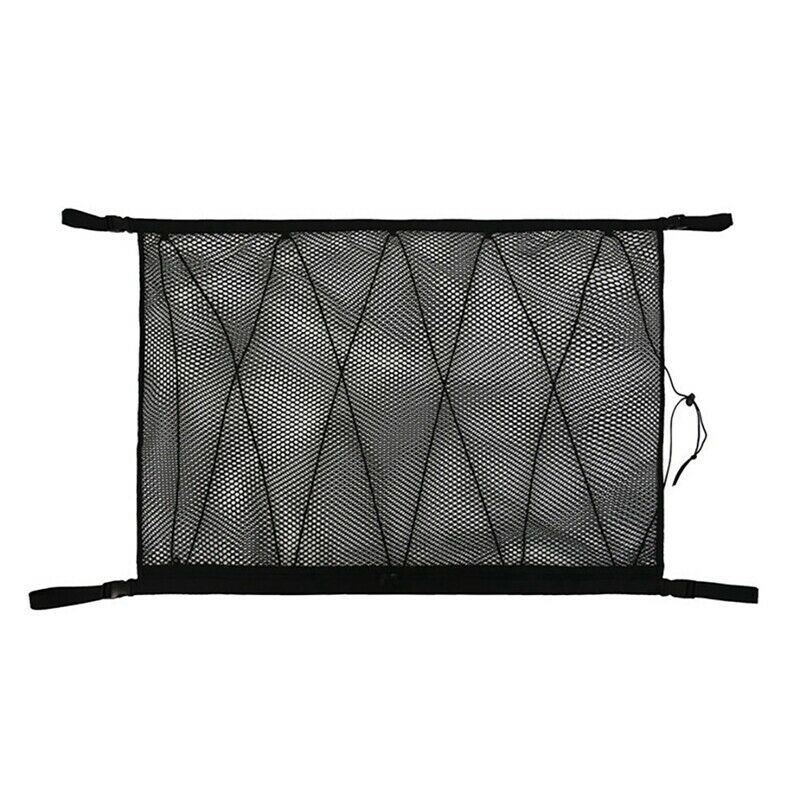 Car Ceiling Storage Net Pocket Roof Interior Cargo Net Bag Car Trunk StorageW8V7
