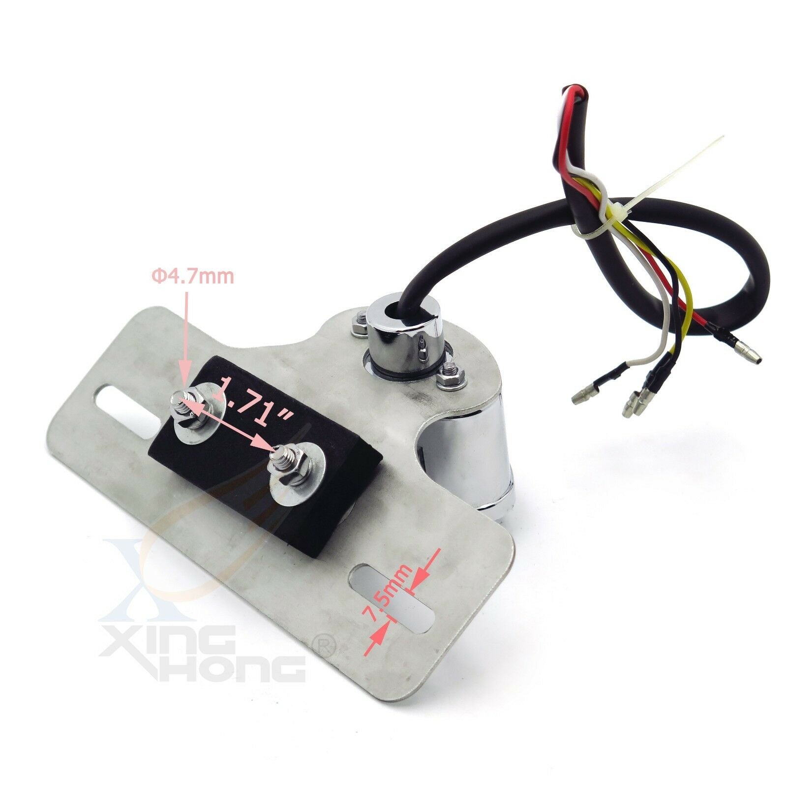 Dirt Bike Motorcycle LED Rear Fender Brake License Plate Tail Light Off Road 12V