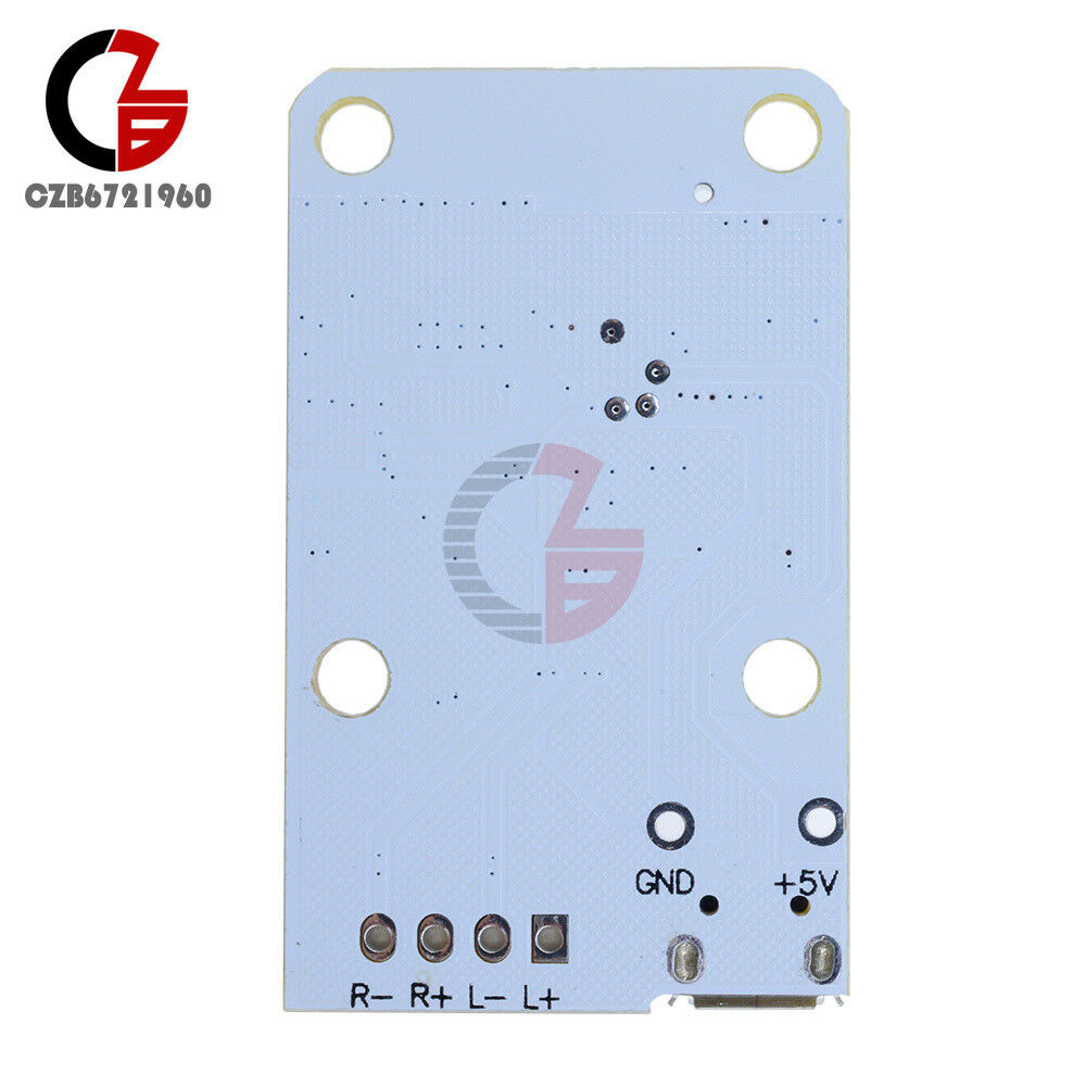 5V 3W+3W 2X3W Bluetooth Audio Receiver Digital Amplifier Board Module