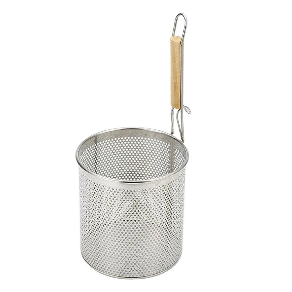 2pack Stainless Steel Noodle Colander Strainer with Handle Kitchen Tool 14cm