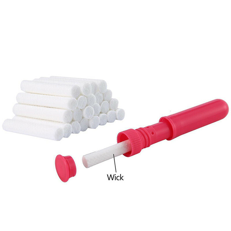 10x Essential Oil Aromatherapy Blank Nasal Inhaler Tubes Complete Stick Empty BR