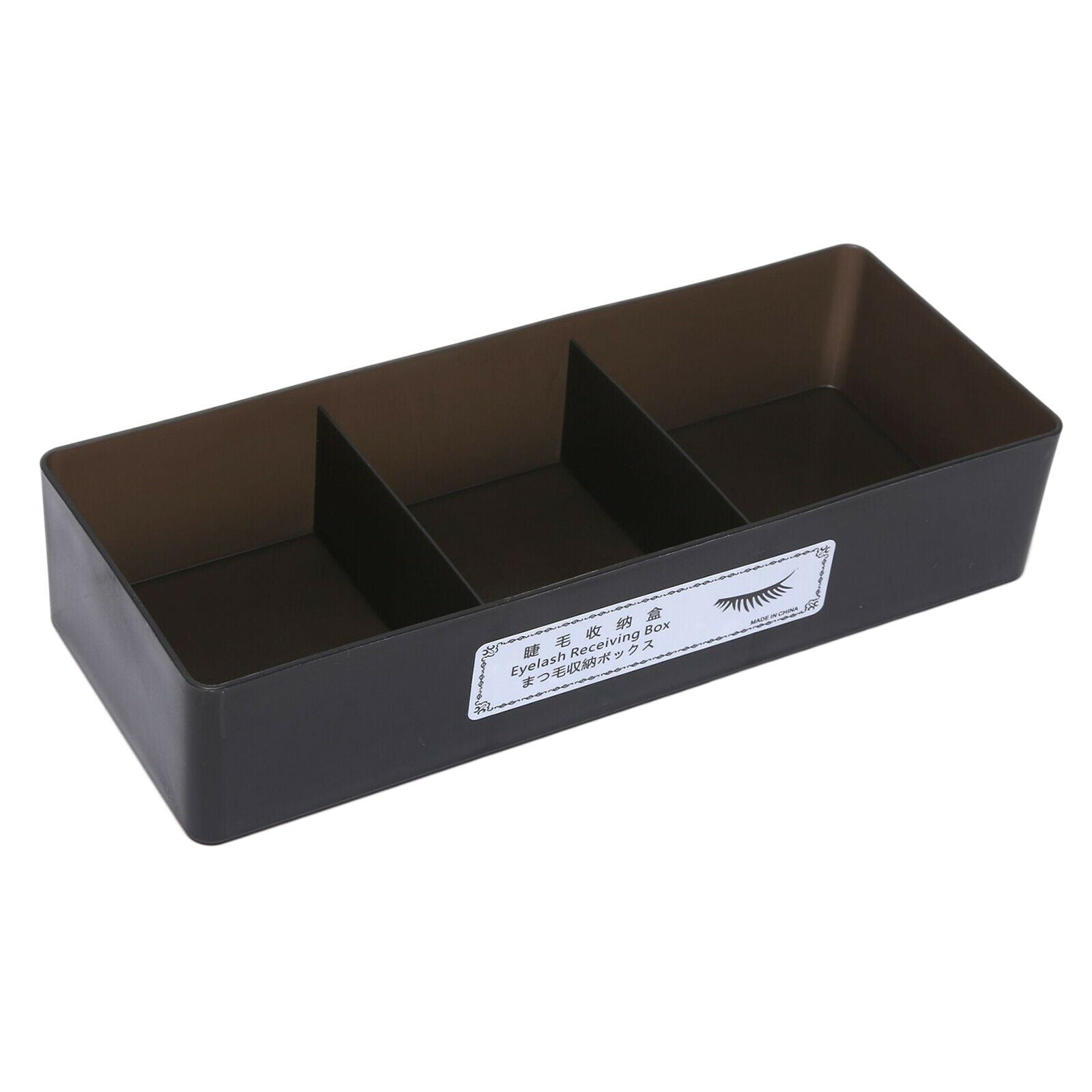 2X Eyelash Extension Tool Storage Box Container Holder for Grafting Black
