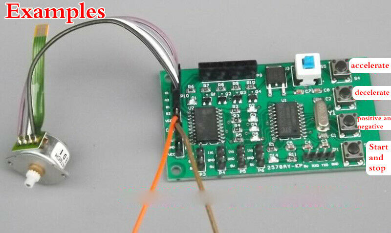 Drive control board programmable 2 phase 4 wire 4 phase 5 wire stepper motor DIY