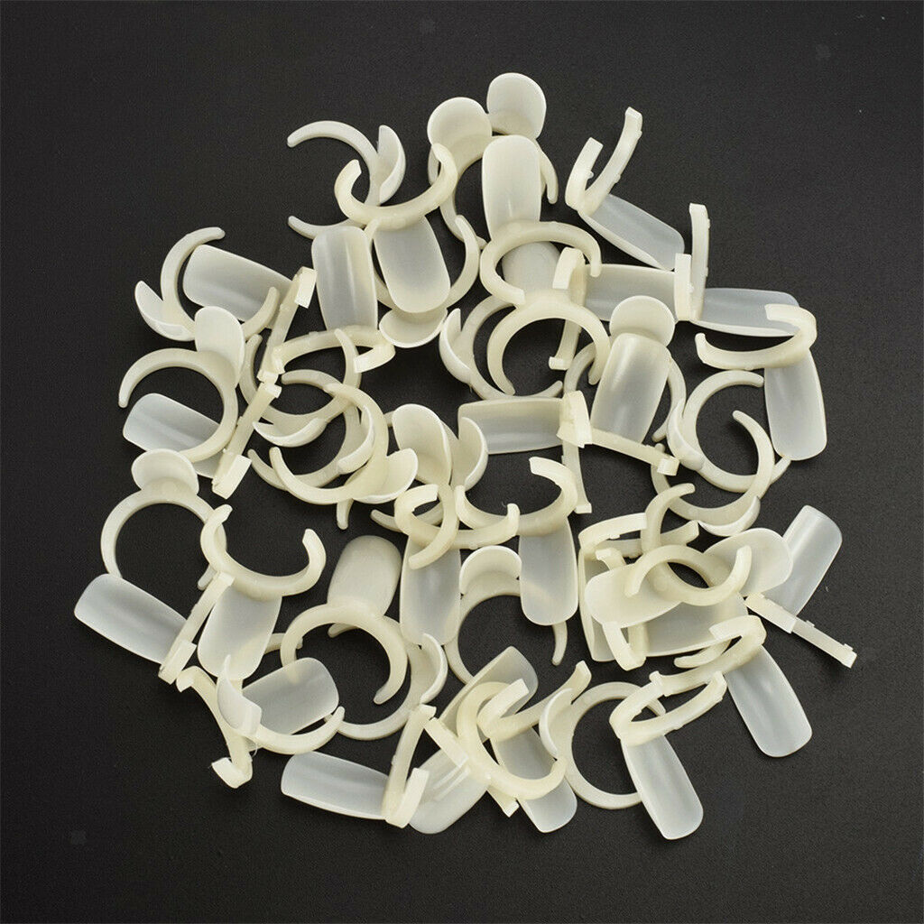 100Pcs Nail Art Color Pops Display Card Ring Polish UV Gel Tip Showing Tool