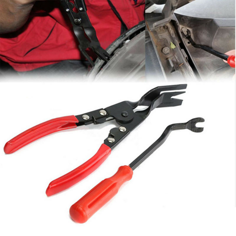 Car Auto Door Card Panel Trim Clip Removal Uphostery Remove Pry Bar Tool Sets