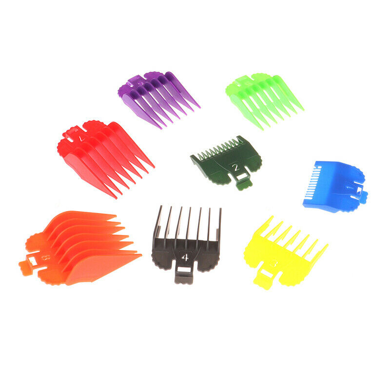8Pcs Hair Clipper Cutting Guide Limit Combs Attachment Barber Stylist Gro.l8
