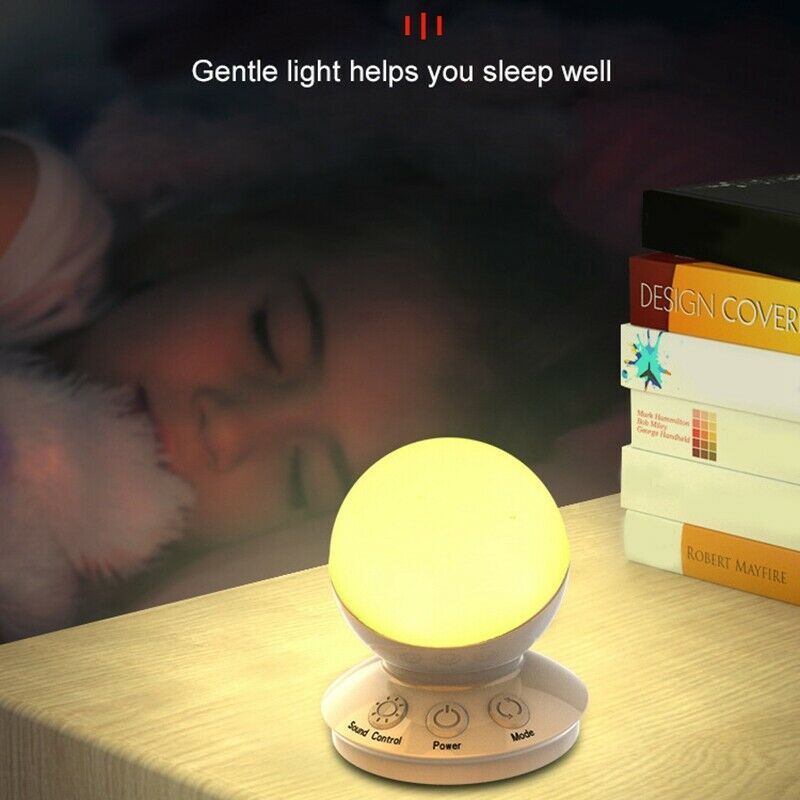Led Smart Voice Control Night Light Colorful RGB Dimmable Table Light Smart DeD8