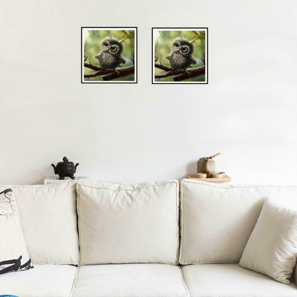 5D Diamond Painting Kits for Adults Cross Stitch Home Room Decor Owl