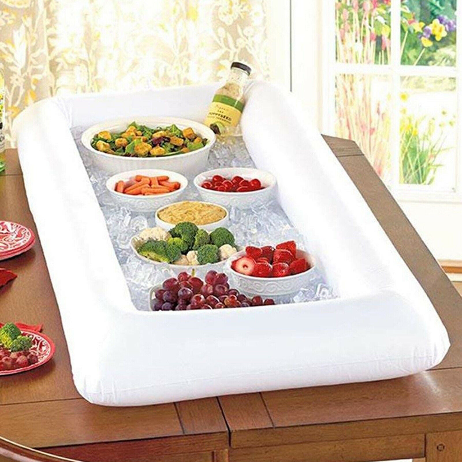 Pool Inflatable Serving Bar Place Buffet Ice Picnic Drinks Table Party